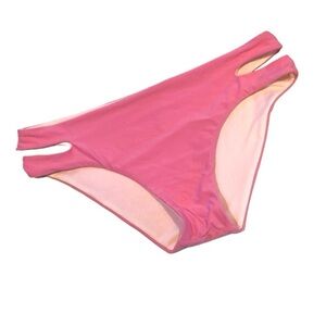 GIANNI BINI BIKINI BOTTOMS FLAMINGO PINK SIZE MEDIUM NEW WITH TAGS